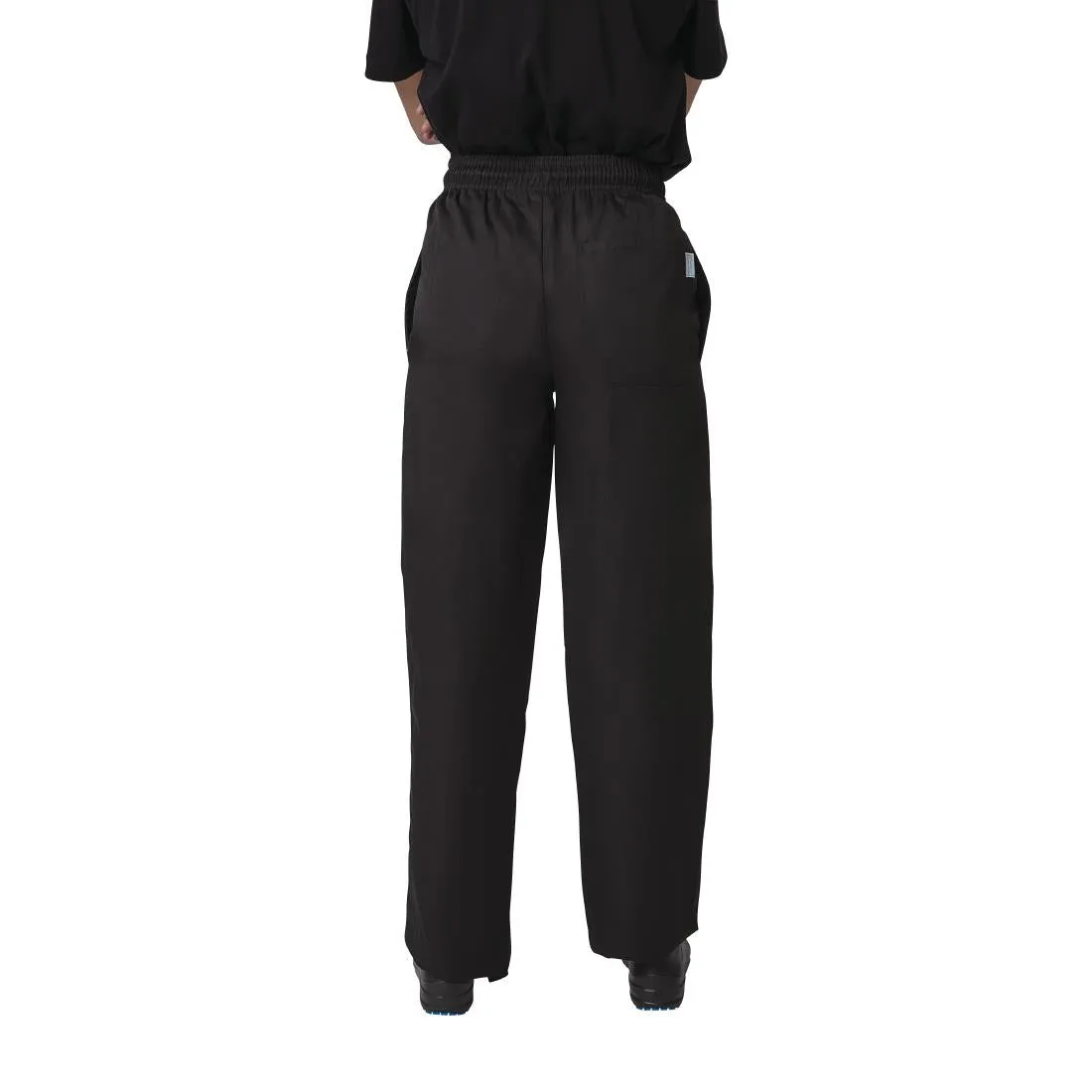 A582-4XL Whites Vegas Chef Trousers Polycotton Black 4XL