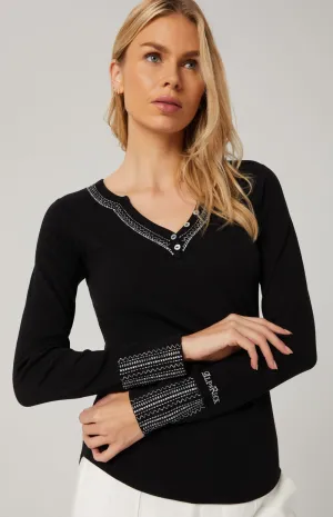 Alexa Henley Shirt | Black