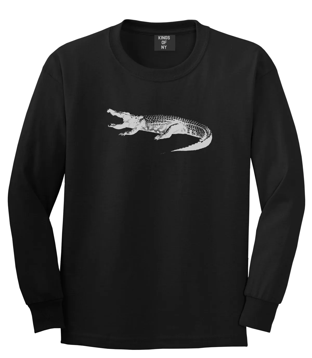 Alligator Mens Long Sleeve T-Shirt