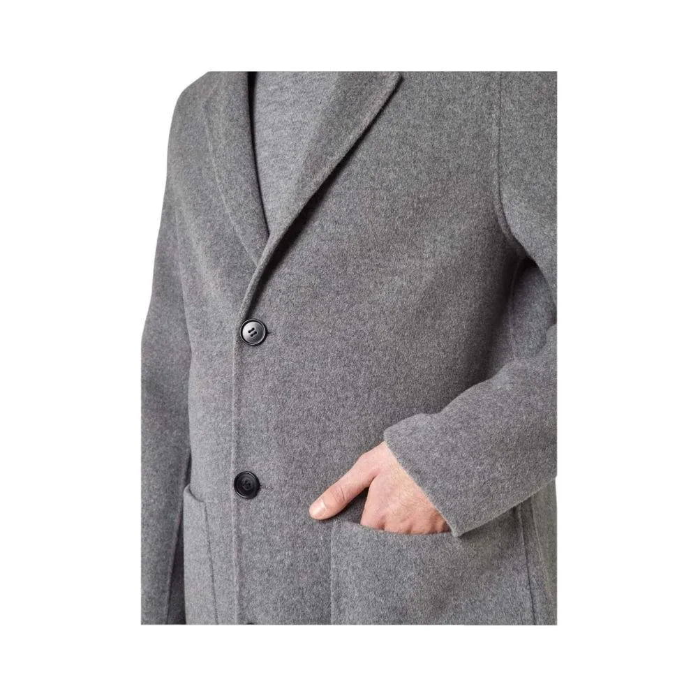 Alpha Studio Gray Wool Jacket