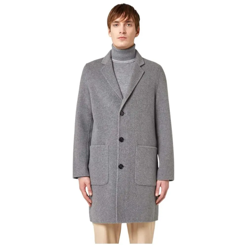 Alpha Studio Gray Wool Jacket