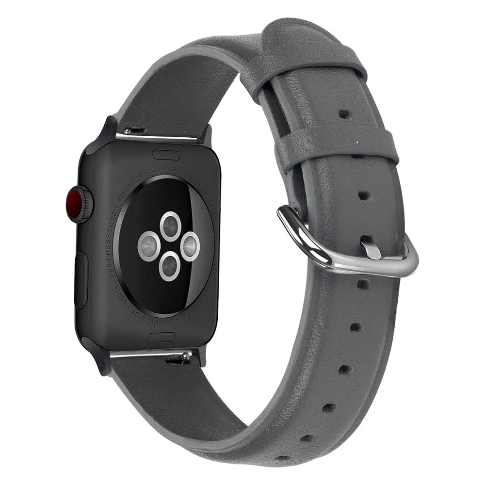 Apple Watch (41mm) cowhide genuine leather watch strap - Grey