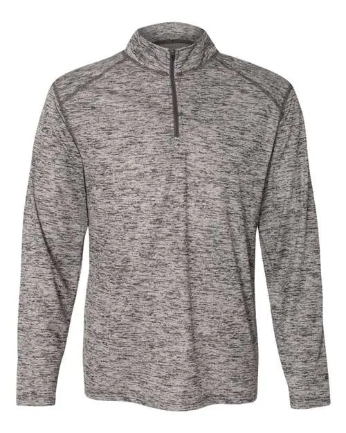 Badger Men's Tonal Blend Quarter-Zip Pullover