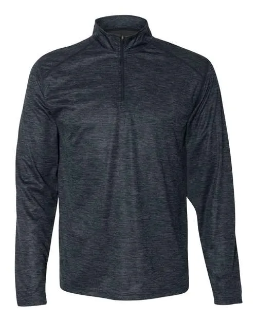 Badger Men's Tonal Blend Quarter-Zip Pullover