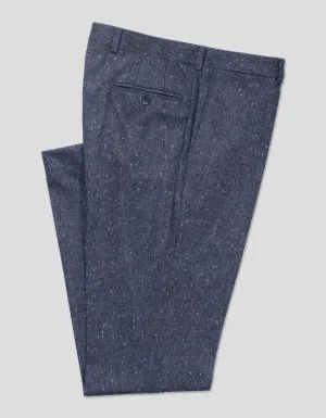 BLUE DONEGAL TROUSERS - CLASSIC FIT