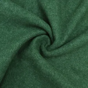 Boiled Wool Coating - Green - END OF BOLT 43cm