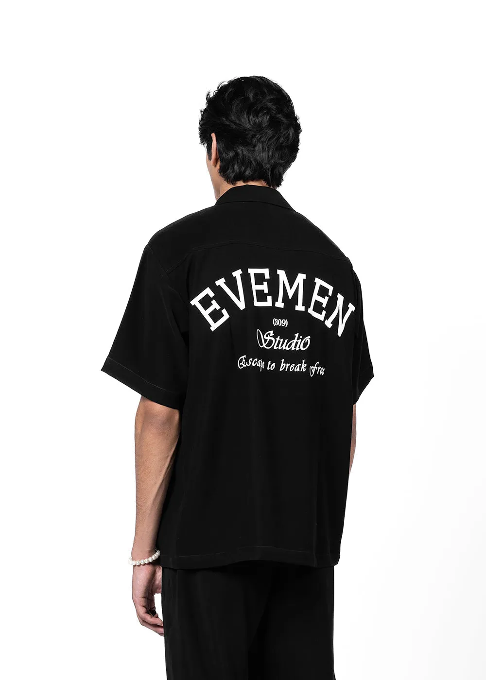 BOWLING SHIRT - BLACK