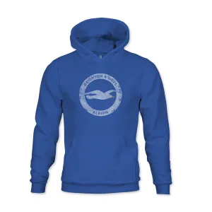 Brighton & Hove Albion Color Badge Youth Fleece Pullover Hoodie - Royal