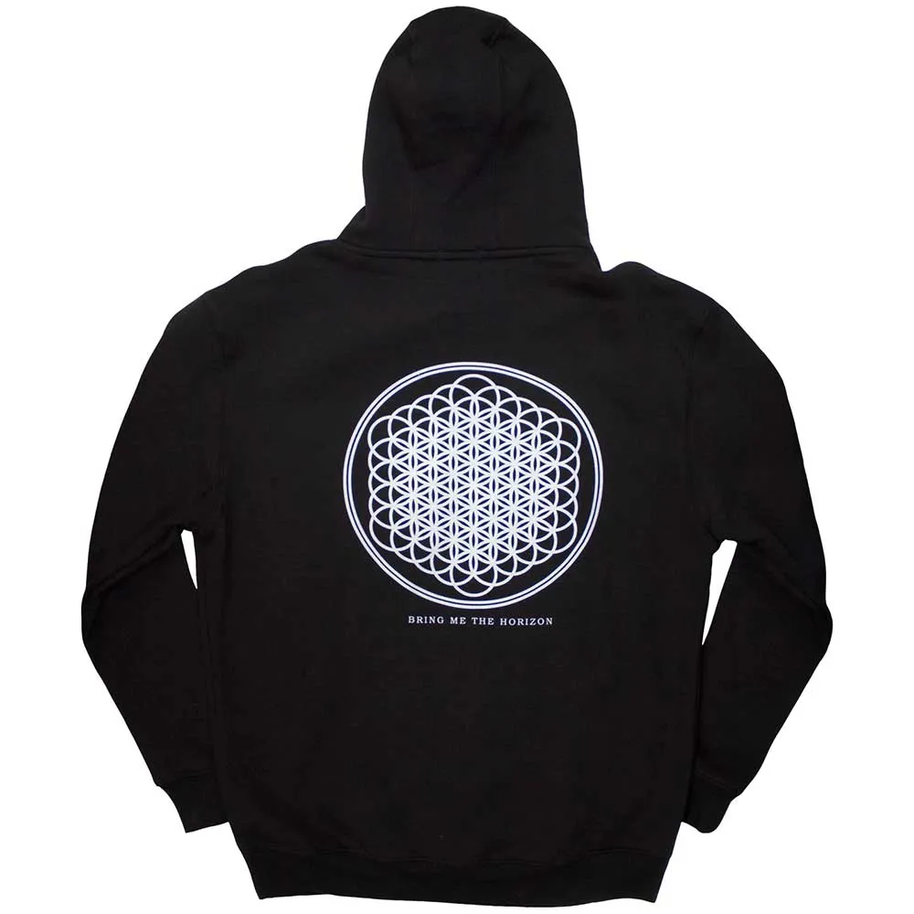 Bring Me The Horizon Unisex Pullover Hoodie: Flower of Life (Back Print)