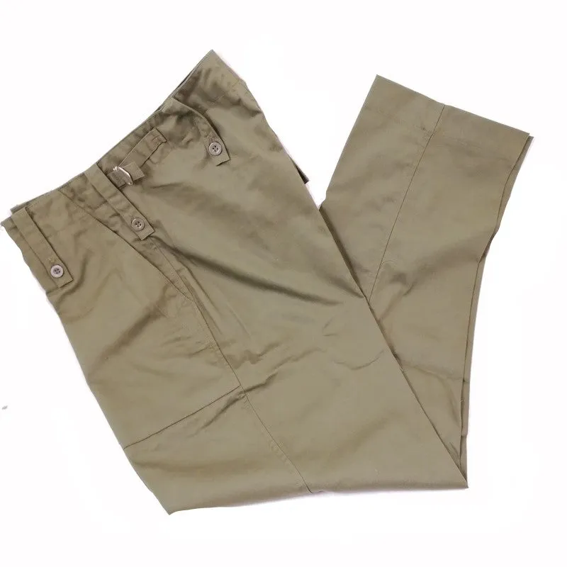 British Lightweight 98-patt. Trousers. (no leg pocket). New. Olive Green.