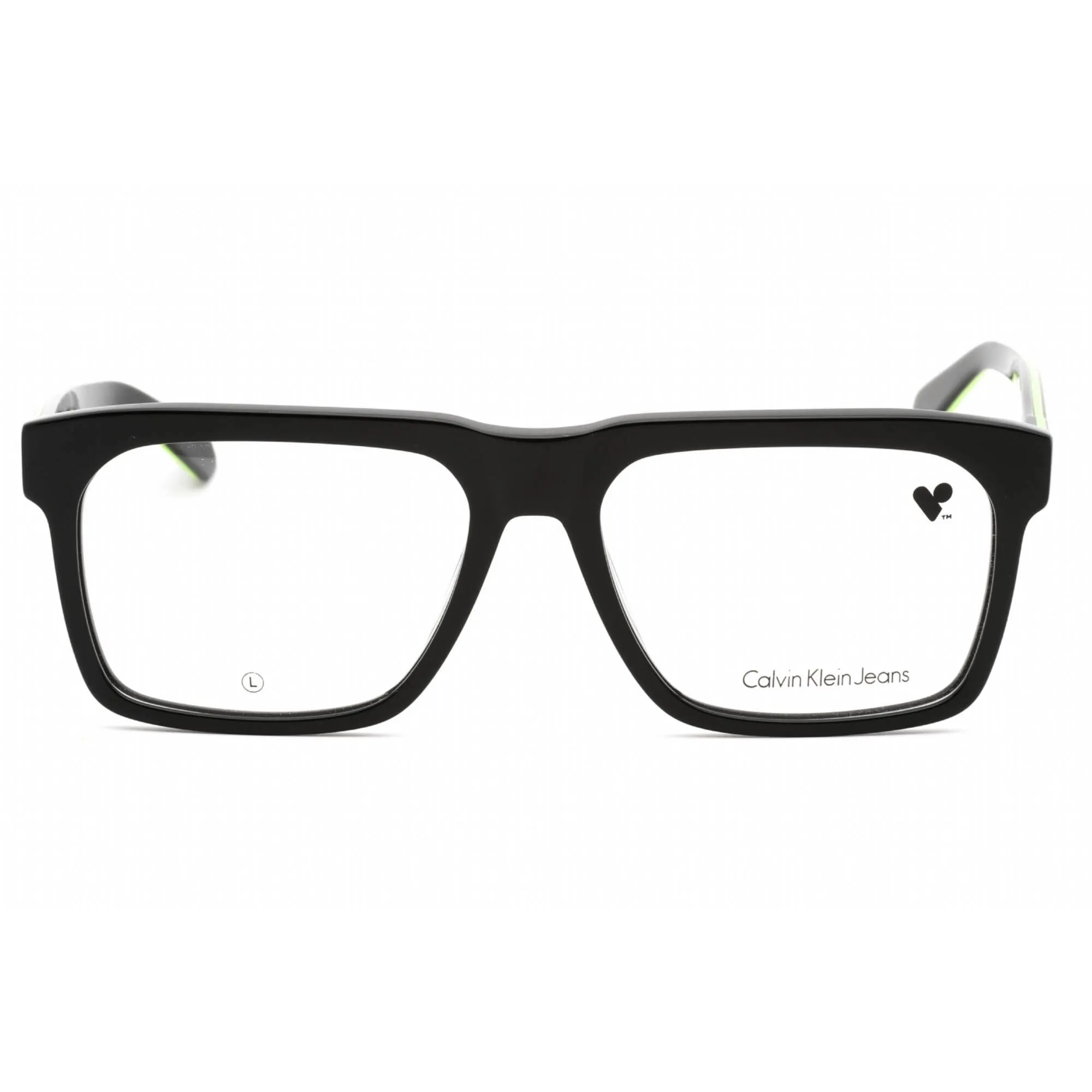 Calvin Klein Jeans Men's Eyeglasses - Black Rectangular Acetate Frame | CKJ23610 001