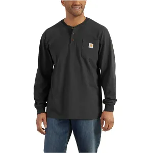 Carhartt Men's Loose Fit Heavyweight Long-Sleeve Pocket Henley T-Shirt