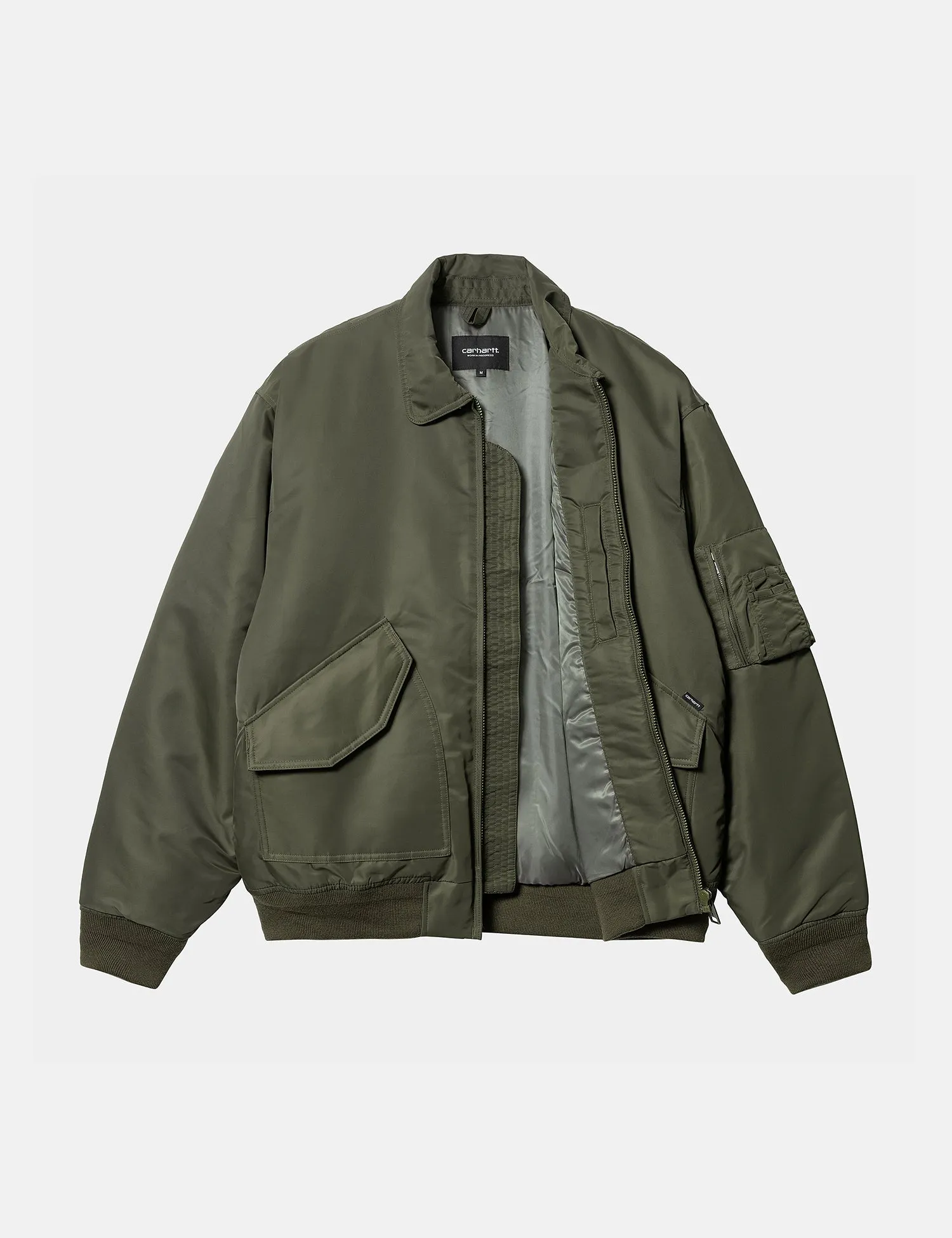 Carhartt-WIP Olten Bomber Jacket - Plant Green