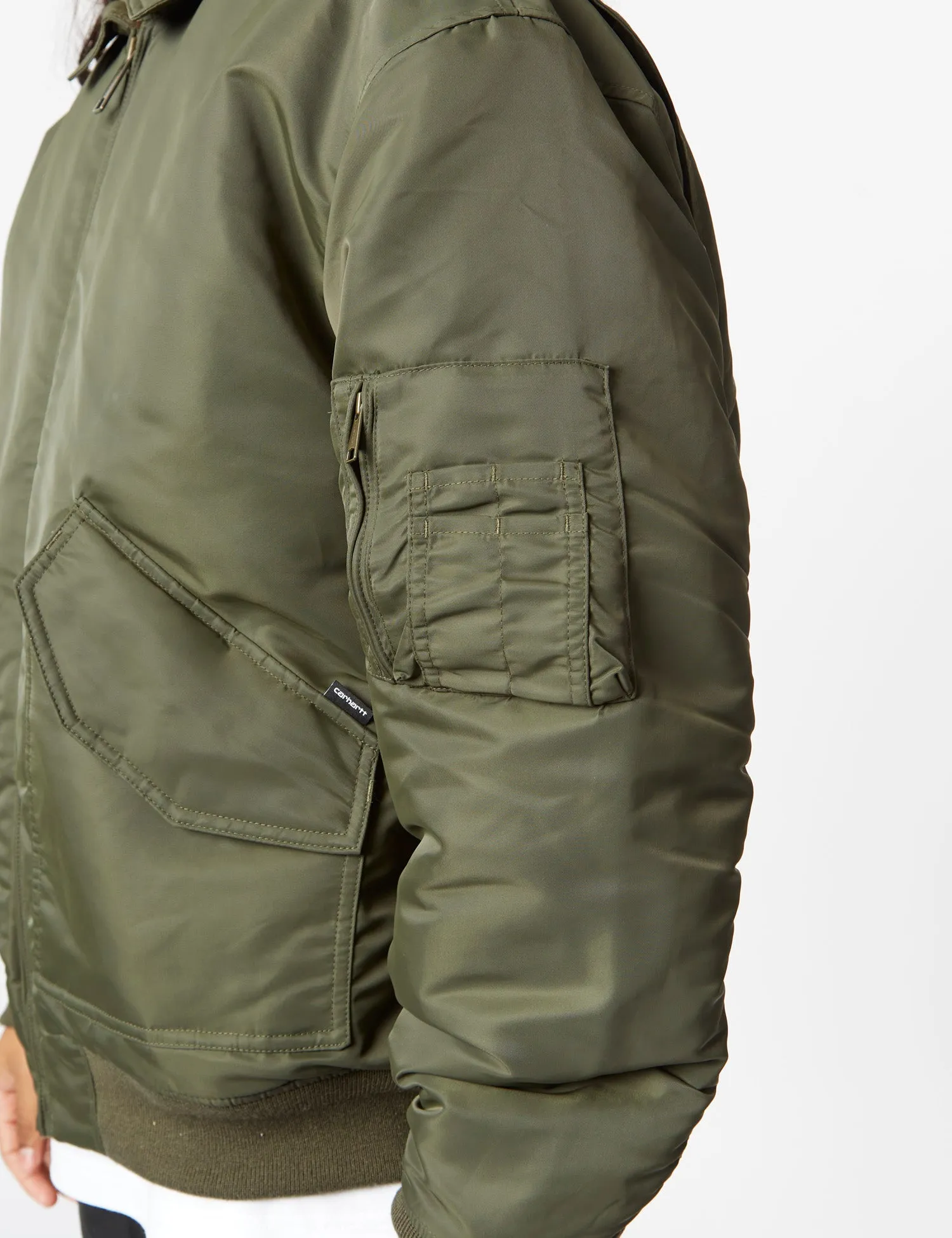 Carhartt-WIP Olten Bomber Jacket - Plant Green