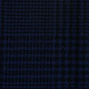 Flare Trouser - Glen Plaid Black and Navy