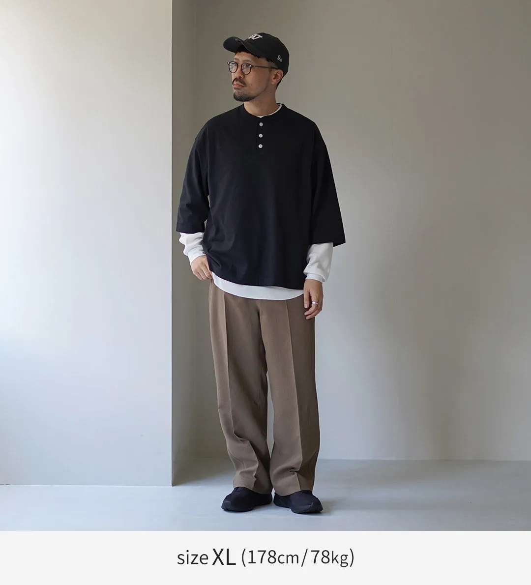 HEALTHKNIT / 2 Pack T-Shirt 7/10 Sleeve   Long Sleeve Waffle