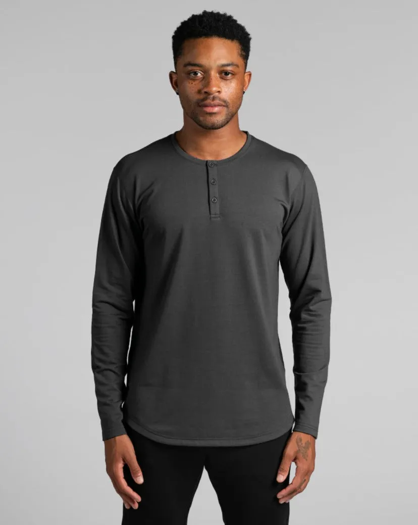 Henley Drop-Cut Long Sleeve: BYLT Signature