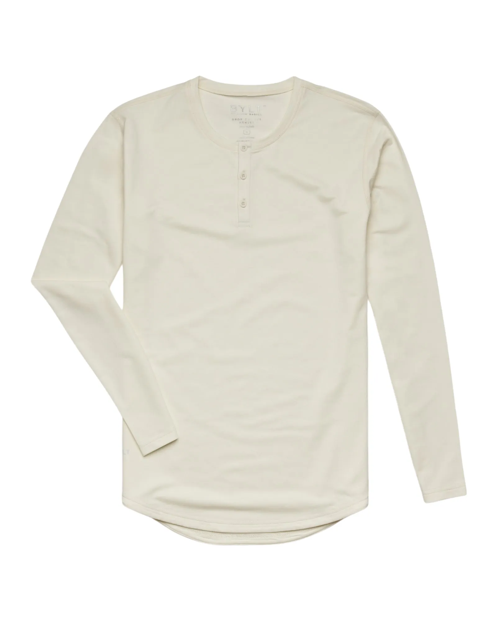 Henley Drop-Cut Long Sleeve: BYLT Signature