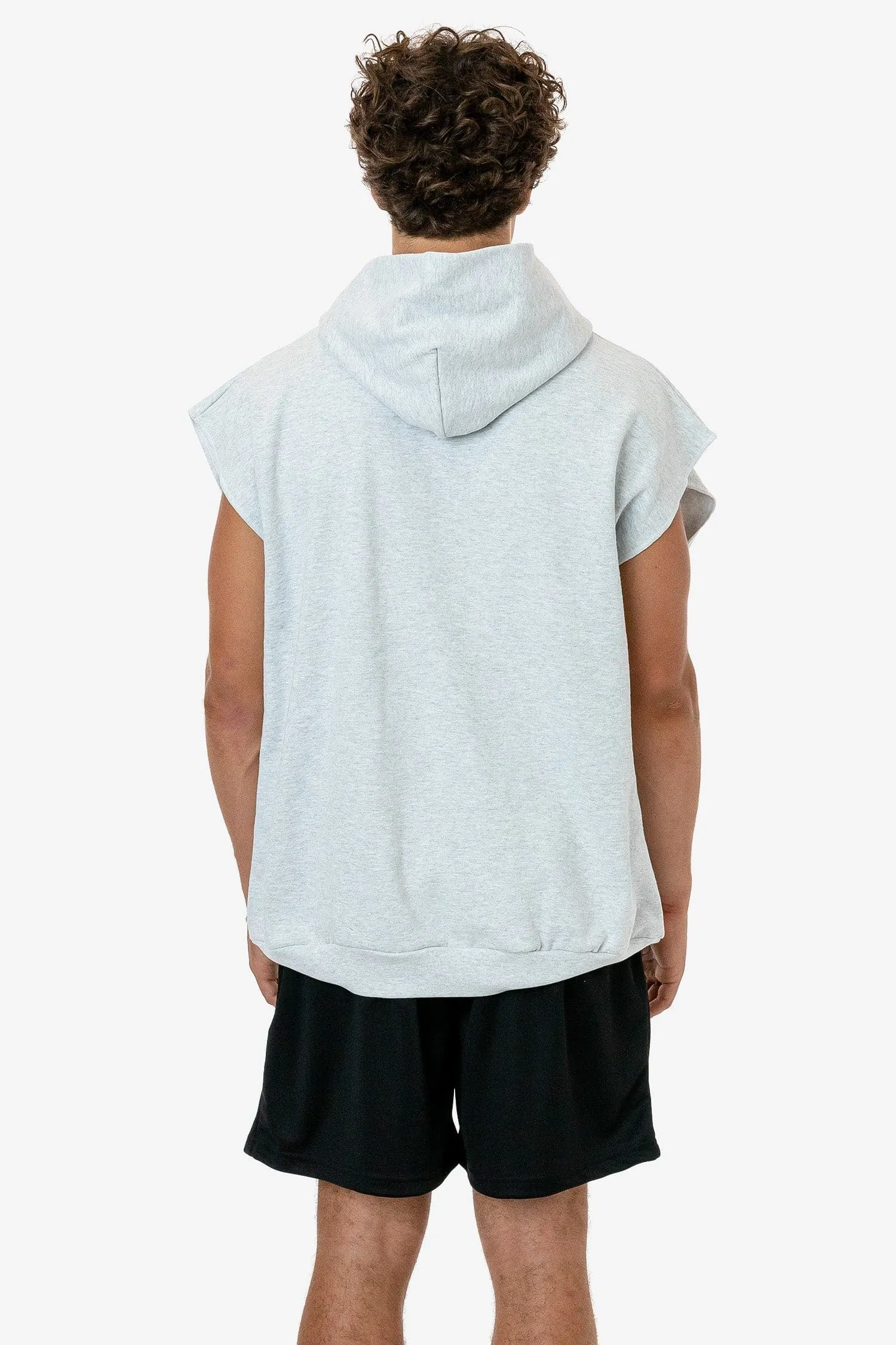 HF08 - Heavy Fleece Sleeveless Hoodie (Piece Dye)