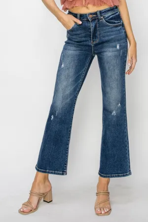 High Rise Ankle Bootcut Jeans