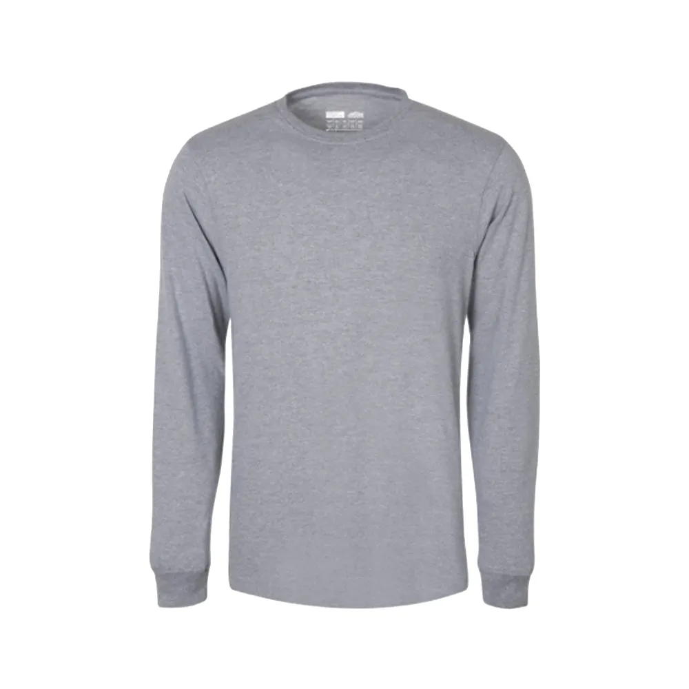 JONSSON LONG SLEEVE TEE SHIRT GREY MELANGE SIZE - 3XL