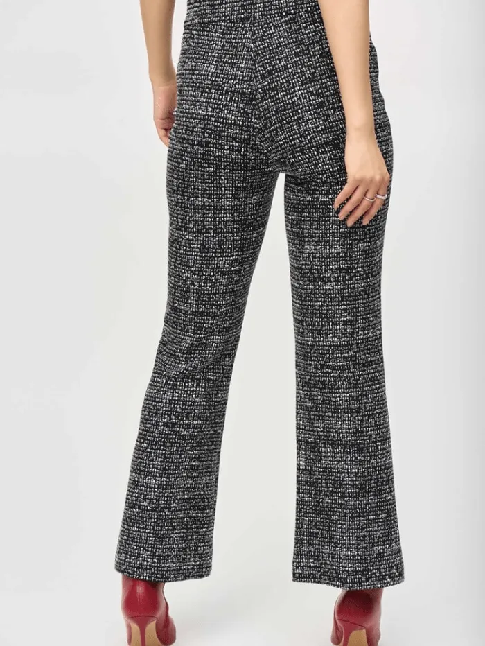 Joseph Ribkoff Women's Jacquard Knit Abstract Print Trousers 243047 Col 511