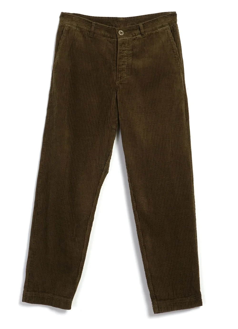 KEN Elephant Cord Wide Cut Trousers | Seaweed