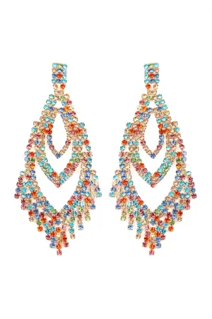 LAYER DESIGN FRINGE EARRINGS