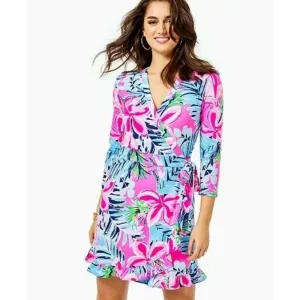 Lilly Pulitzer Jessalynne Romper Cockatoo Pink Pretty in Pink SM