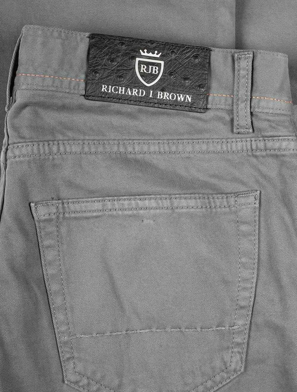 Luxury Denim Cashmere Jeans Grey