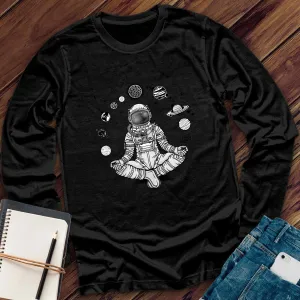 Meditating Astronaut Long Sleeve