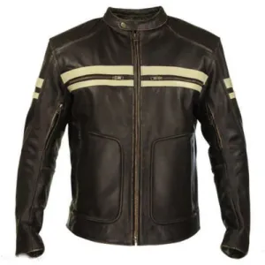 Mens Black Lambskin Slim Fit Biker Motorcycle Style Leather jacket