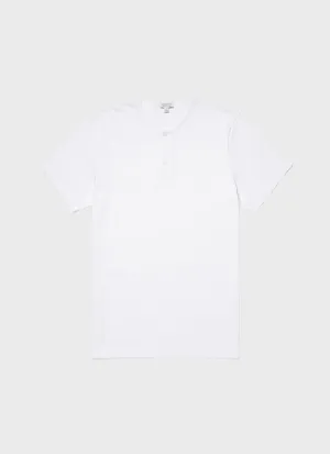 Men's Riviera Henley in White