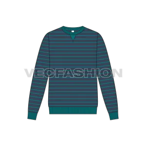 Men's Striped Sweatshirt