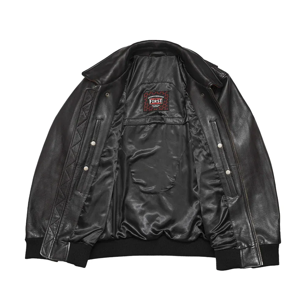 Moto Bomber - Men's Leather Jacket