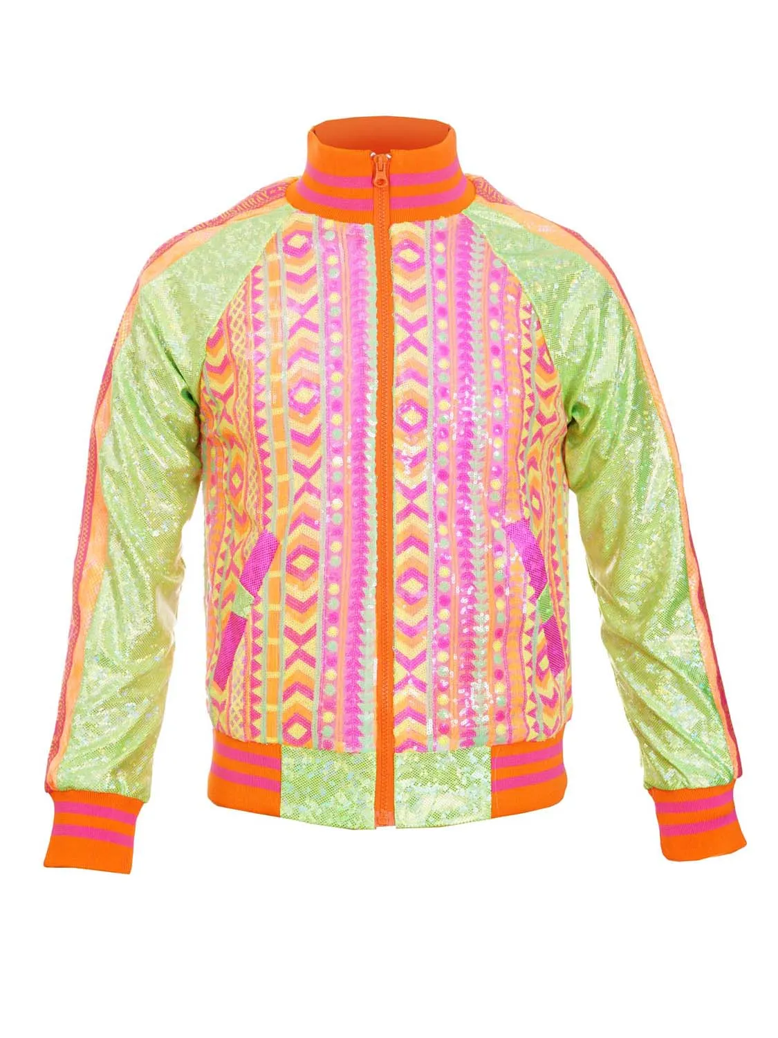 Neon Nonsense | Deluxe Disarray Bomber Jacket | Unisex