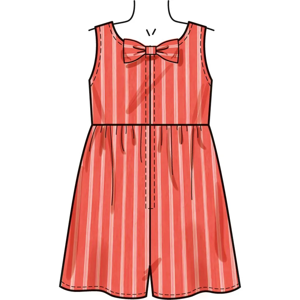 New Look Sewing Pattern N6784 Children's Dresses and Romper