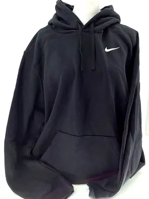 Nike Women's Black Hoodie 3X-Large - Cozy Fleece Pullover