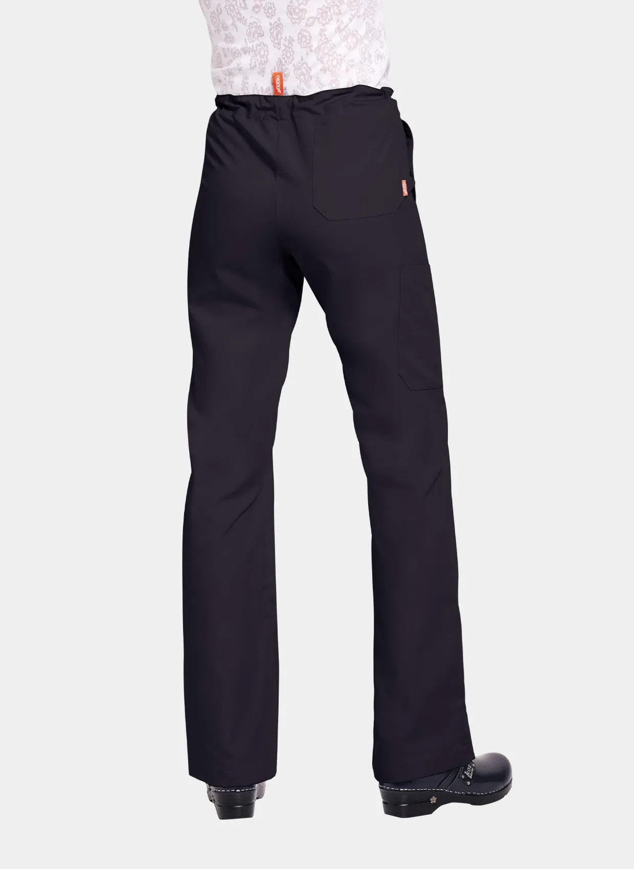 Orange Standard Unisex Huntington Scrub Trousers - Black