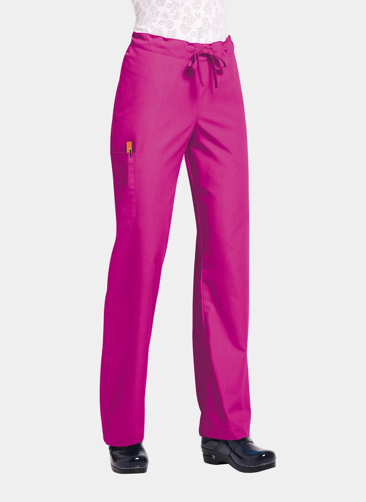 Orange Standard Unisex Huntington Scrub Trousers - Fierce Fuchsia