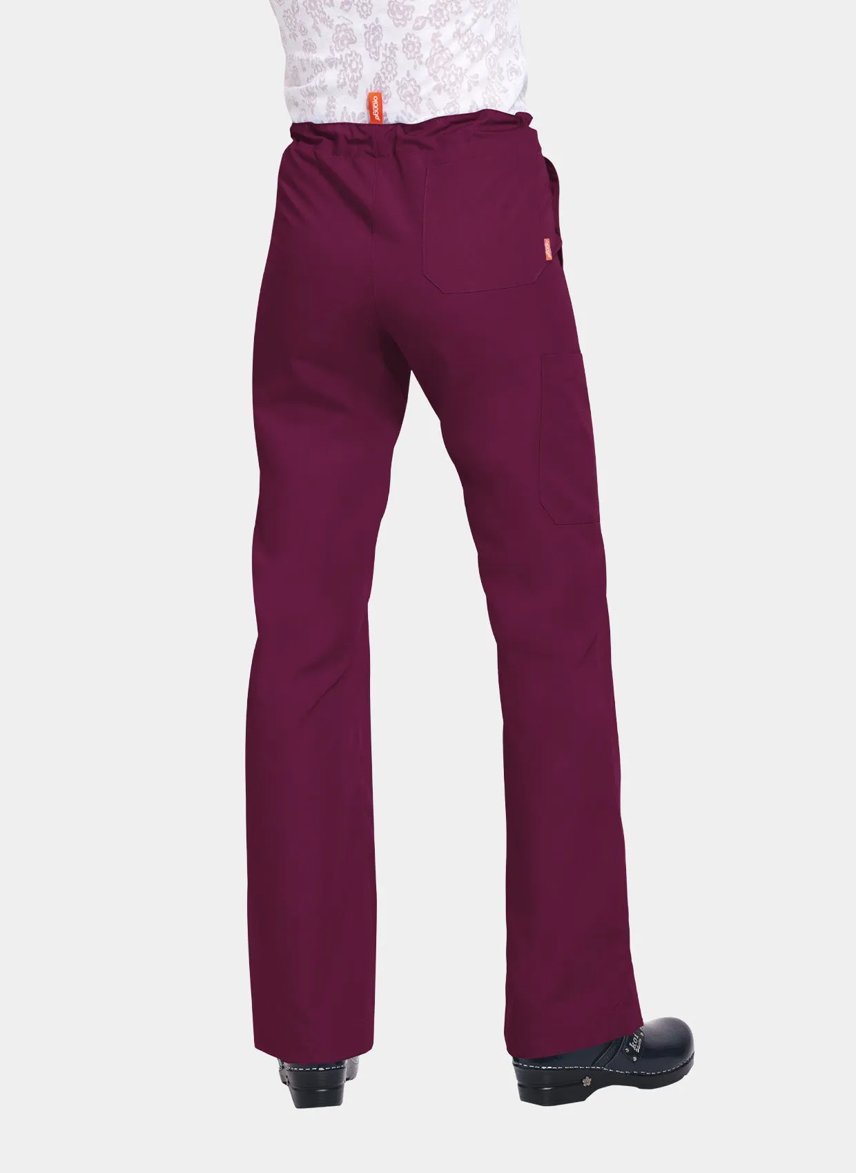 Orange Standard Unisex Huntington Scrub Trousers - Wine