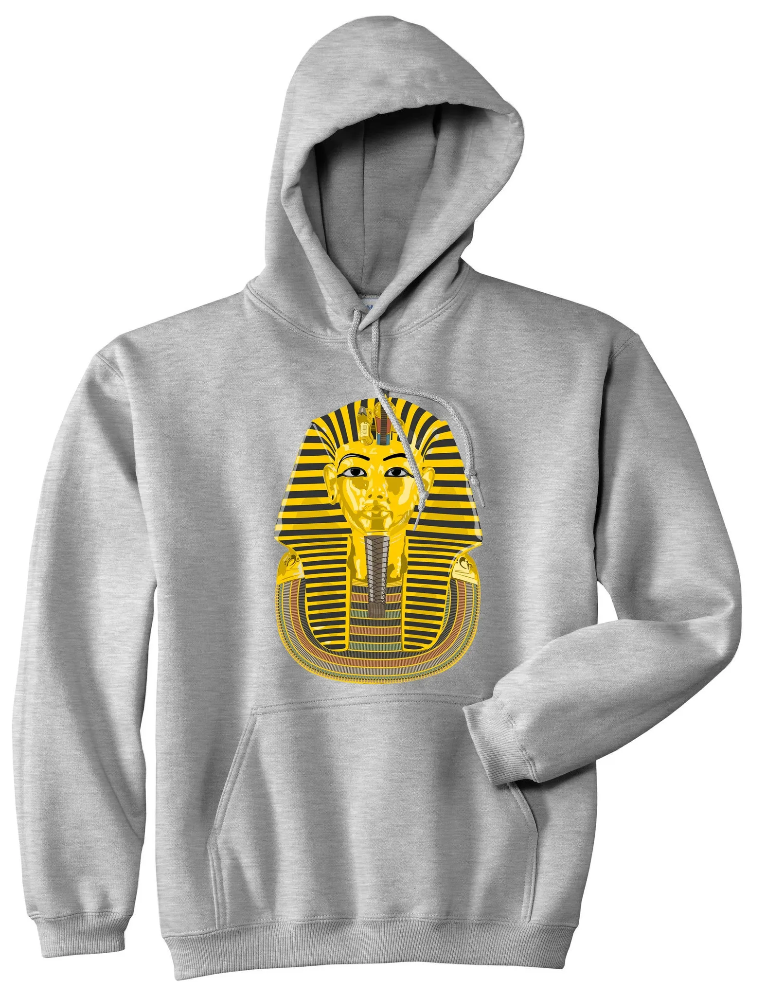 Pharaoh Egypt Gold Egyptian Head Boys Kids Pullover Hoodie Hoody