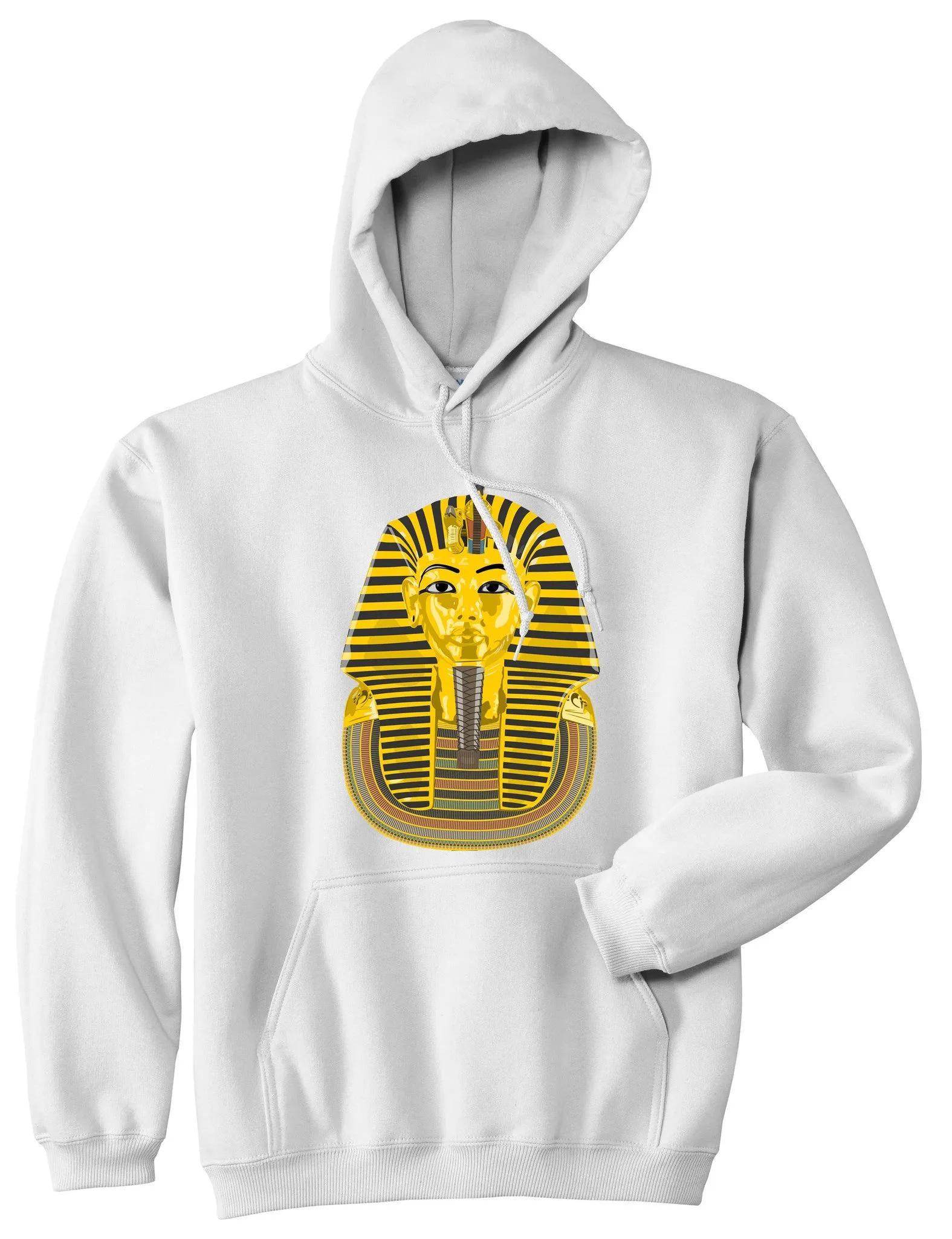 Pharaoh Egypt Gold Egyptian Head Boys Kids Pullover Hoodie Hoody