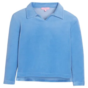 Polo Pullover- French Blue