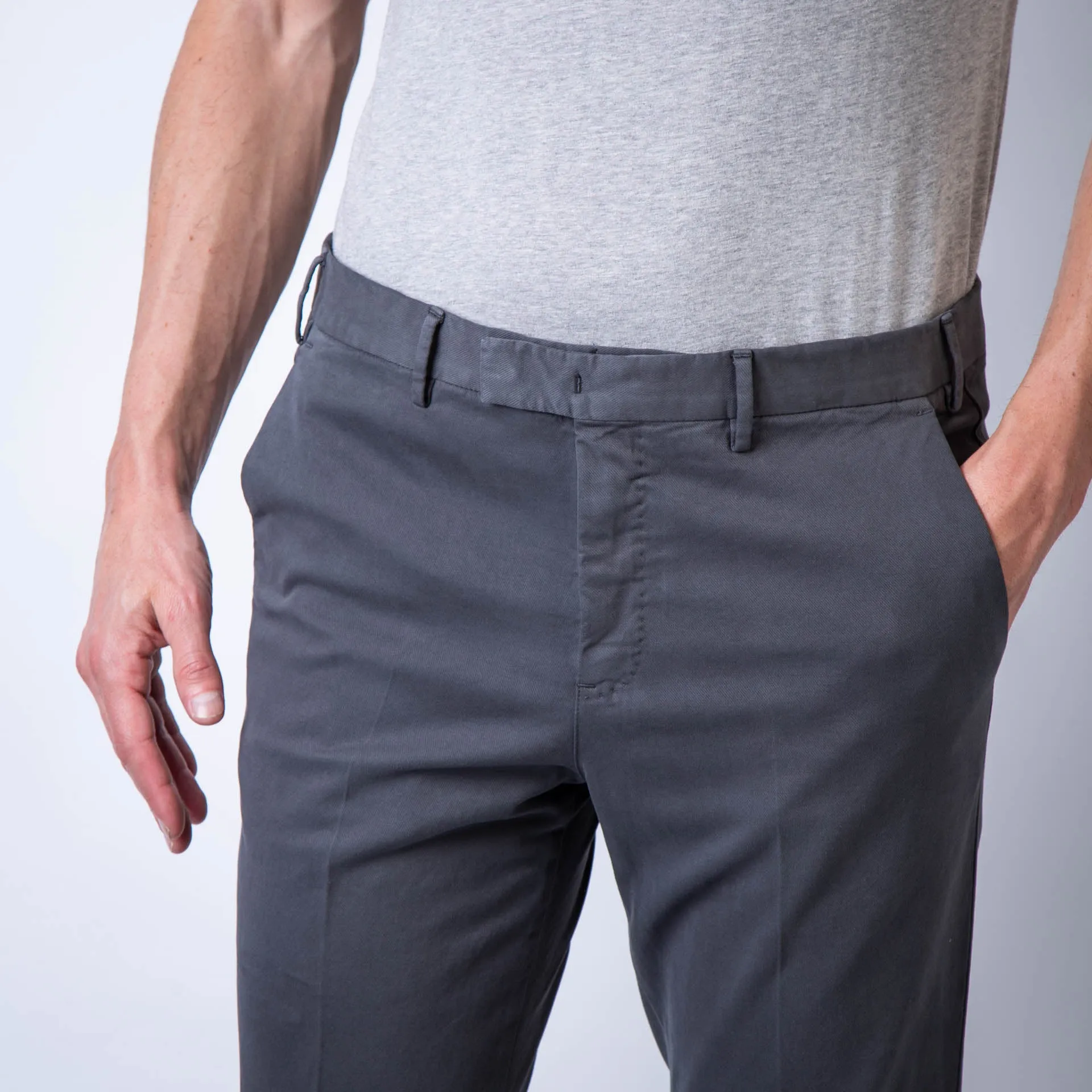 PT TORINO TROUSERS ATMAZ00CL1-TU91 Y250 GREY