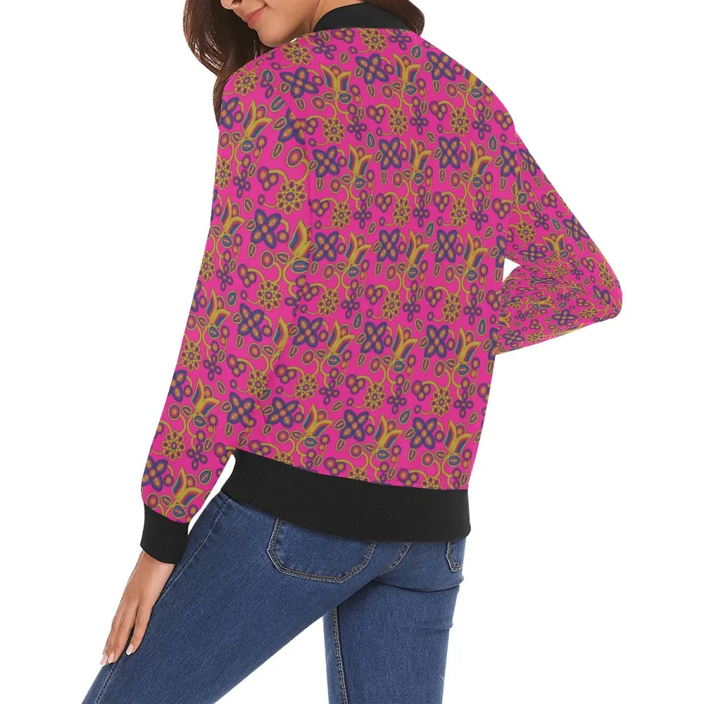 Rainbow Tomorrow Tulip Bomber Jacket for Women