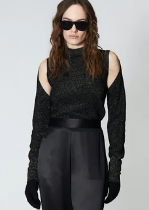 ROBERTO COLLINA Cut-Out Pullover Lurex