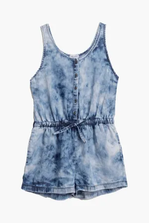 Splendid Indigo Tie Dye Kids Romper