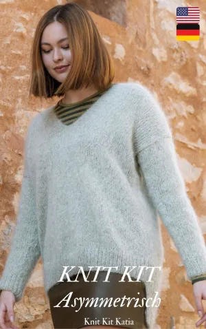 Strickbox: Mohair Pullover aus Ingenua Wolle von Katia zum Selber - Stricken