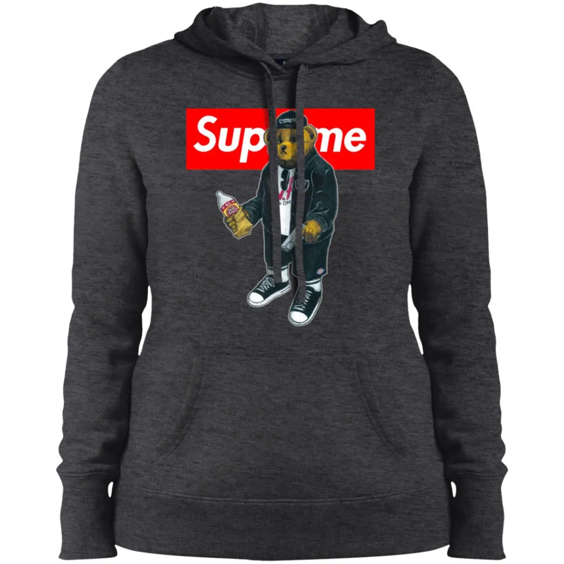 Supreme Bear Guns T-shirt Women Hooded Sweatshirt